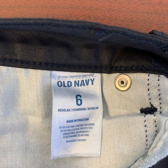 Old Navy Rack Star Dark Skinny Navy Blue - Picture 7 of 8